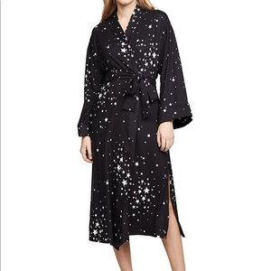 Mason Grey Black Stars Kimono Robe